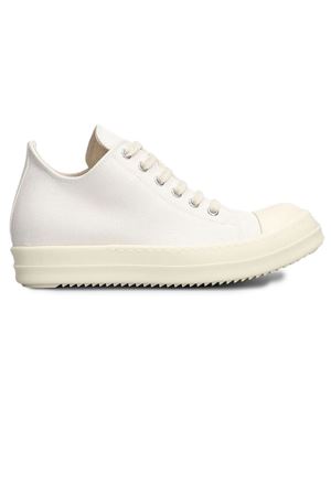 Sneakers Temple Low In Denim 13Oz Bianco RICK OWENS DRKSHDW | DS01F4802DO4111